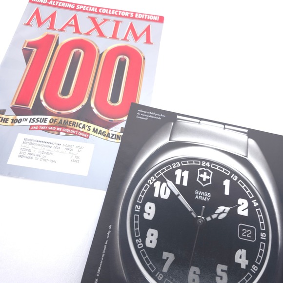 Swiss Army Watch Print Ad Luxury Timepiece Minimalist Design Promo Advertising - Picture 6 of 6